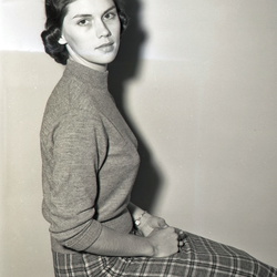 501-Patricia Sturkey junior at LHS January 1 1959