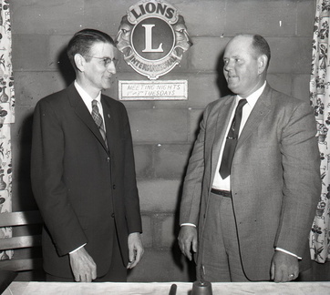 -Plum Branch Lions Club meeting. January 8, 1959