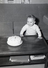 Ray Saggas' little boy, one year old. January 27, 1959