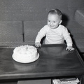Ray Saggas' little boy, one year old. January 27, 1959