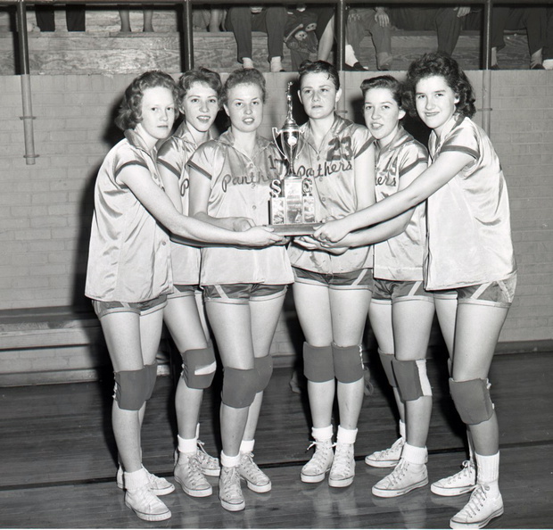 MHS Girls District Champs. February 20, 1959