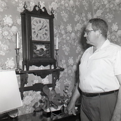 523-Paul Brown clock collection April 9 1959