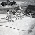 570-Johnston swimming pool under construction. May 12, 1959
