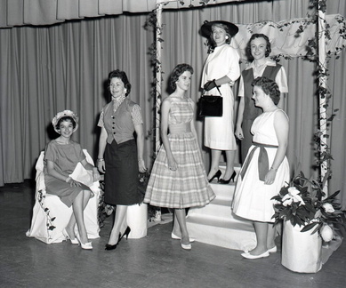 573-FHA'ers model spring fashion. May 15, 1959