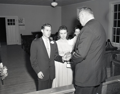 575-Patsy Edmonds-Carl Wright wedding. May 15, 1959