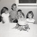 582-Ginger Pruitt's 6th birthday party. May 25, 1959