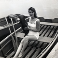 616-Shirley Bentley on Clark Hill Lake, Calhoun Falls.June 21, 1959