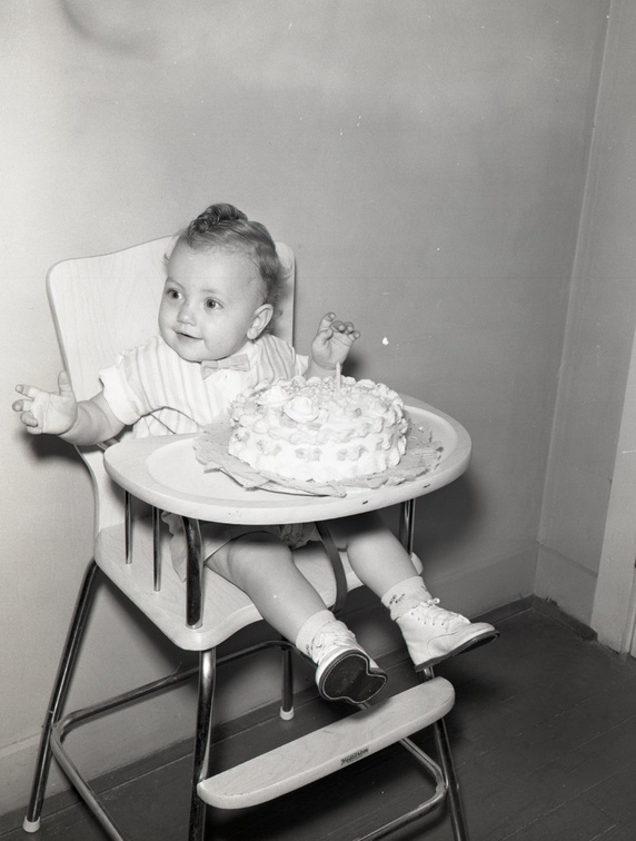 641-Charles B. (Chuck) Goff, 1st birthday, August 5, 1959