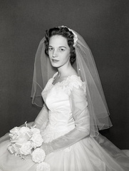 642-Sandra Blitch wedding photos. August 10, 1959