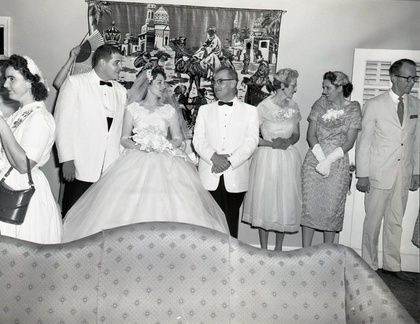 647- Blitch Davison Wedding Abbeville August 23 1959