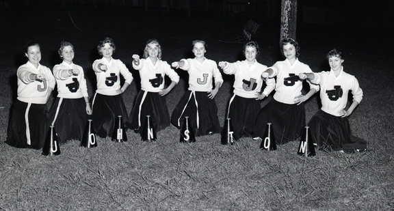 677-Johnston High Cheerleaders September 25 1959
