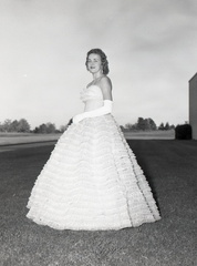 698-MHS Annual photo Miriam Bowick Miss Junior class November 8 1959