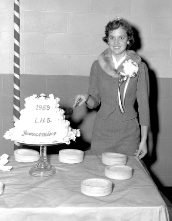 718 – Hazel Holloway  LHS Homecoming Queen November 20 1959
