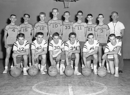 728-MHS Basketball team Dec 7 1959