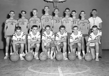 728-MHS Basketball team Dec 7 1959