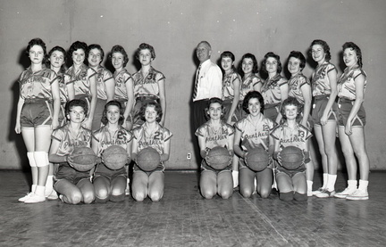 744-MHS Annual photos reshots of basketball teams December 15 1959