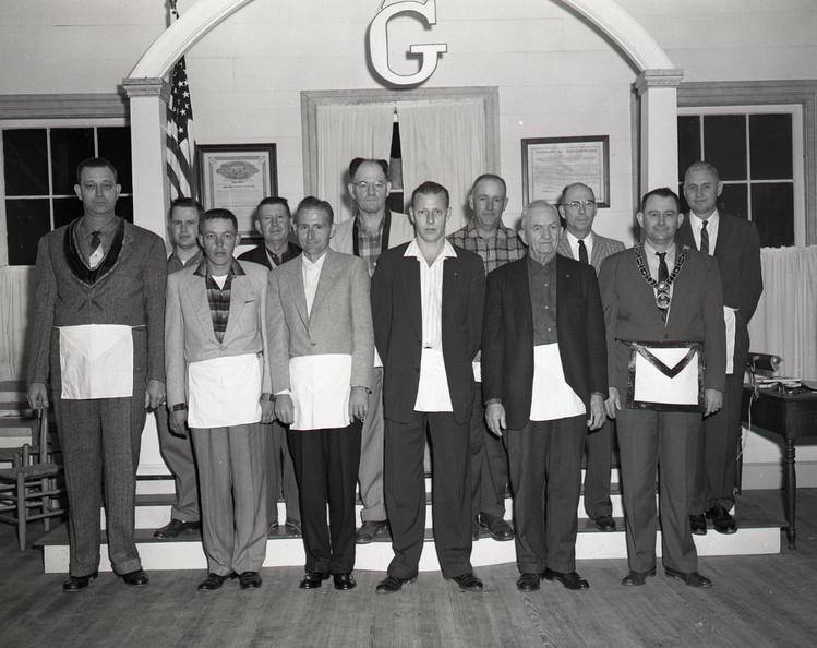 746-Caldwell Lodge AFM Officers for 1960 Liberty Hill December 19 1959