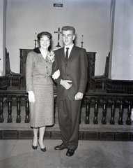 750-Ted Walker - Elanor Grant wedding Edgefield December 2, 1959