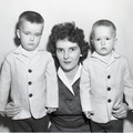 791- Betty Wideman and sons passport photo April 9 1960