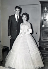 796- Julia Drennan and prom date April 14 1960