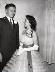 797- Alma Gable and E L Young 1960 Junior Senior Banquet April 14 1960