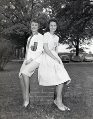 805- Janice Jackson and Sylvia Holmes Johnston April 21 1960