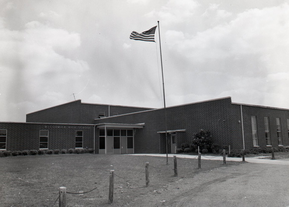 835- Front of McCormick High School. May 13, 1960