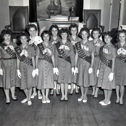836-Lincolnton Girl Scouts meet May 15 1960
