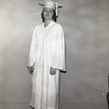 846- Dorothy Blackmon, cap & gown photo, May 22, 1960