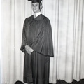 854- John M. Gantt, Jr., cap & gown photo. May 23, 1960