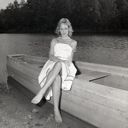 868- Florence Wardlaw Little River fishing photos June 13 1960