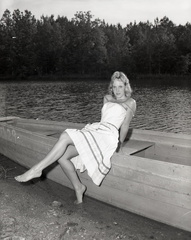 868- Florence Wardlaw, Little River fishing photos. June 13, 1960