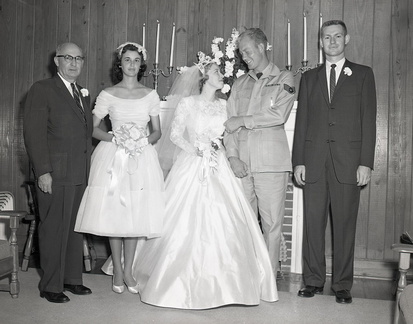 870-Betty Lake wedding. June 25, 1960