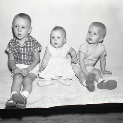 874- Eddie Strother and cousins June 30 1960