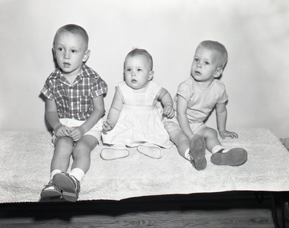 874- Eddie Strother and cousins. June 30, 1960