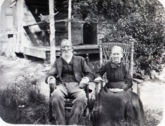 890- Mrs. Jack Scrugg's grandparents (Cochran) Copy of photo. August 1960