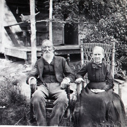 890- Mrs Jack Scrugg's grandparents (Cochran) Copy of photo August 1960