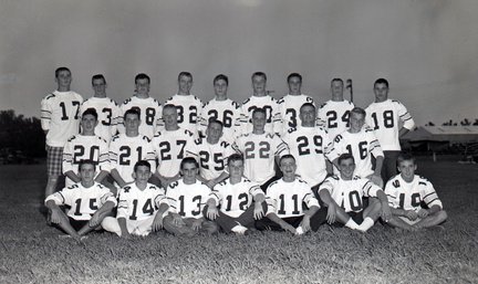 897- Washington-Wilkes football team. August 19, 1960