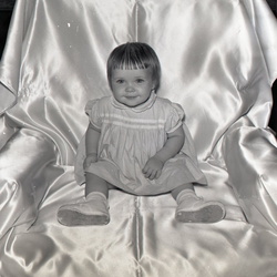 902- Vicki Jennings 1-year old daughter of Bill Jennings August 22 1960