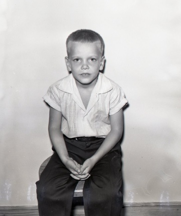 903- Jerry Jennings, 6-year old son of Bill Jennings. August 22, 1960