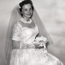 916- Ola Langley wedding photo September 19 1960