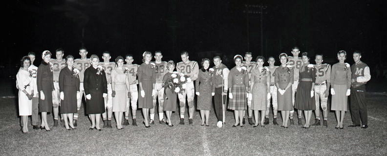 941- Georgette McDonald crowned Homecoming Queen. October 21, 1960