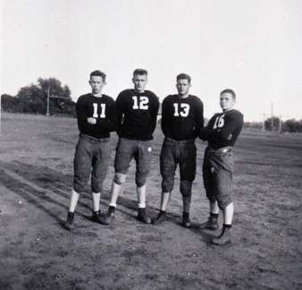 946- Herman Jennings football, copy, made during high school football