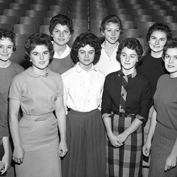 956- Miss Panther Candidates November 11 1960