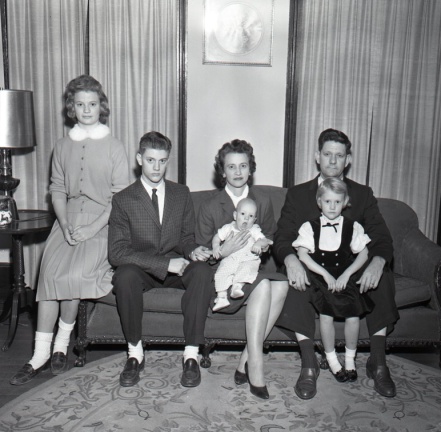 965- George Dorn family. December 8, 1960