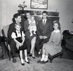 965- George Dorn family. December 8, 1960