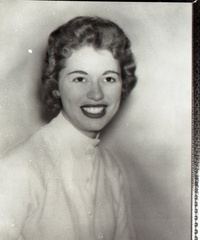 970- Linda Creswell, copy of photo for engagement. December 27, 1960