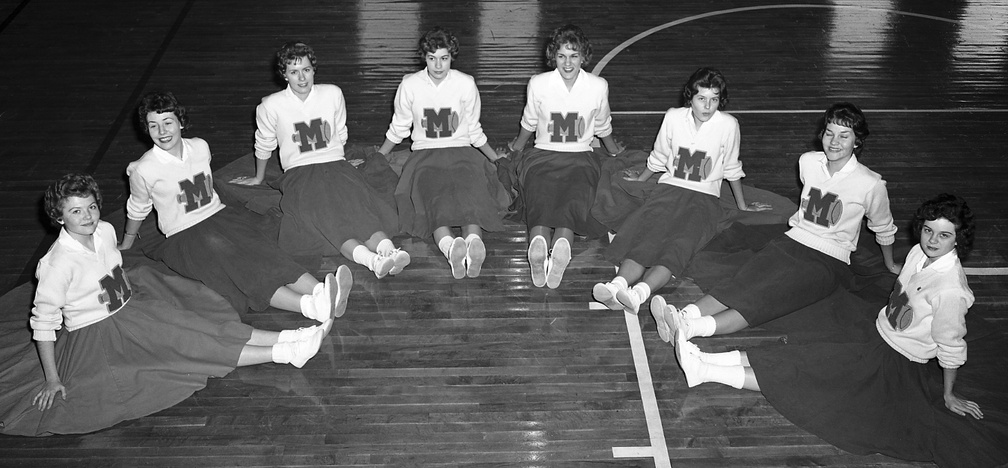 973 - MHS BB Cheerleaders January 4 1961