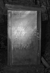 979- Tomb of Jean Louis Gilbert, Petigru Cemetery. January 8, 1961
