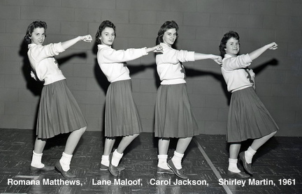 982- LHS Cheerleaders Jan 12, 1961